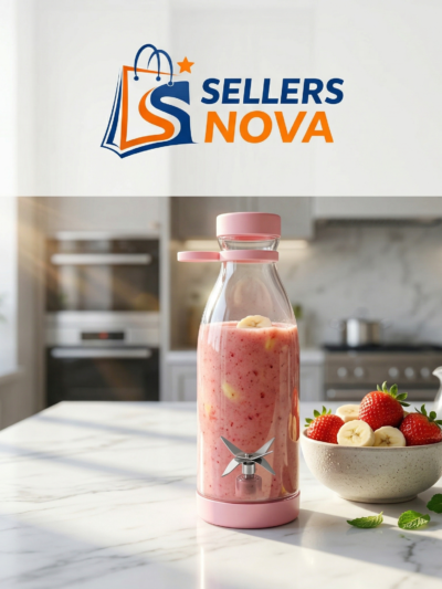 Portable USB Rechargeable Blender 350ml – Mini Juicer Cup for Smoothies, Shakes & Baby Food | BPA-Free Personal Blender